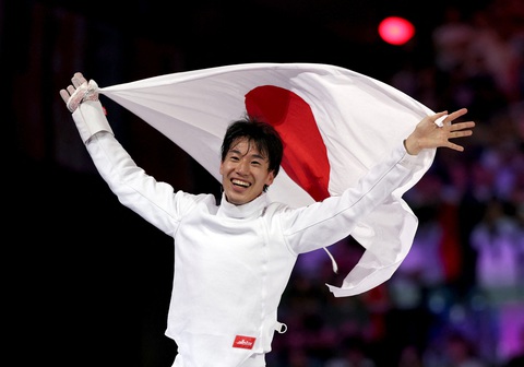 Olympic Paris 2024 ngày 30-7: Đoàn thể thao Nhật Bản khởi đầu ấn tượng - Ảnh 1. Đoàn thể thao Nhật Bản đang có khởi đầu ấn tượng ở Olympic 2024 - Ảnh: REUTERS