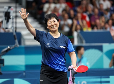 Tay vợt Xia Lian Ni đã có kỳ Olympic tuyệt vời - Ảnh: REUTERS Olympic 2024 ngày 31-7: Trung Quốc bứt phá, Pháp vươn lên- Ảnh 11.