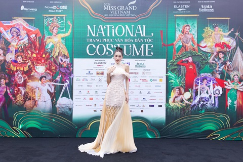 Dàn hoa, á hậu 'trẩy hội' thảm đỏ National Costume MGVN 2024- Ảnh 13. Á hậu Hồng Hạnh