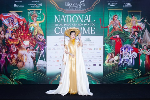 Dàn hoa, á hậu 'trẩy hội' thảm đỏ National Costume MGVN 2024- Ảnh 10. Á hậu Minh Thư