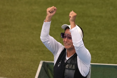 Adriana Ruano Oliva đã làm nên lịch sử cho Guatemala - Ảnh: REUTERS Olympic 2024 ngày 31-7: Trung Quốc bứt phá, Pháp vươn lên- Ảnh 10.