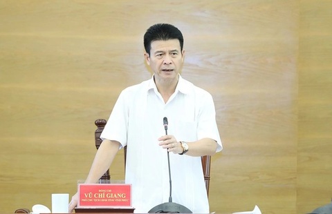 Bãi nhiệm và miễn nhiệm 2 phó chủ tịch tỉnh Vĩnh Phúc- Ảnh 2. Ông Vũ Chí Giang - Ảnh: Cổng TTĐT Vĩnh Phúc
