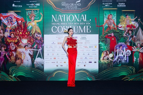 Dàn hoa, á hậu 'trẩy hội' thảm đỏ National Costume MGVN 2024- Ảnh 7. Dàn hoa, á hậu 'trẩy hội' thảm đỏ National Costume MGVN 2024- Ảnh 7.