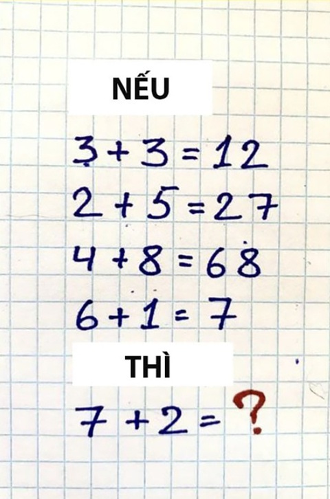 Thử thách IQ: Câu đố toán học khiến nhiều người lớn bỏ cuộc- Ảnh 1. Thử thách IQ: Câu đố toán học khiến nhiều người lớn bỏ cuộc- Ảnh 1.