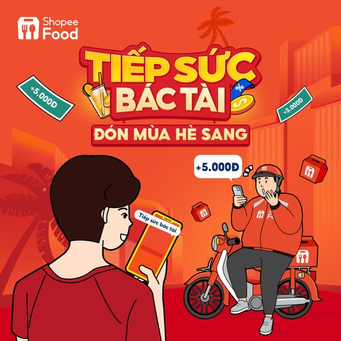 ShopeeFood triển khai hàng loạt chương trình tiếp sức tài xế- Ảnh 1. ShopeeFood triển khai hàng loạt chương trình tiếp sức tài xế- Ảnh 1.