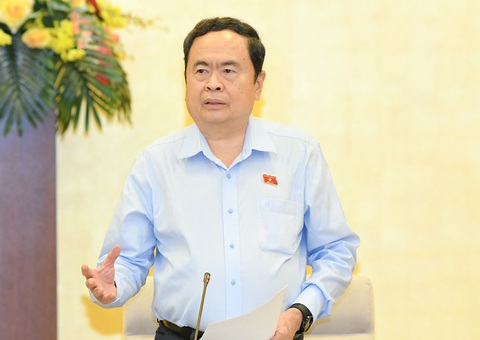 Chủ tịch Quốc hội: Đảm bảo tinh thần quyết liệt, 'bàn làm chứ không bàn lùi'- Ảnh 1. Chủ tịch Quốc hội Trần Thanh Mẫn - Ảnh: PHẠM THẮNG