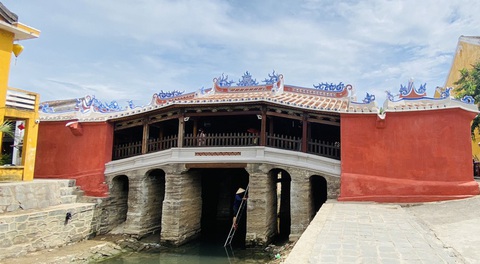 Chùa Cầu Hội An đã 'bớt trẻ', khách bắt đầu đổ về tham quan- Ảnh 3. Chùa Cầu Hội An đã 'bớt trẻ', khách bắt đầu đổ về tham quan- Ảnh 3.
