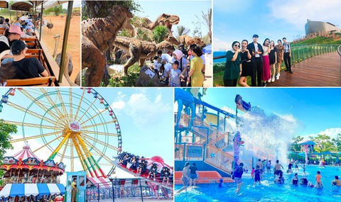 Tháng 7 quẩy hết mình cùng Summer Fest tại NovaWorld Phan Thiet- Ảnh 5. Hệ thống 5 công viên giải trí luôn là tấp nập du khách đến tham quan, trải nghiệm