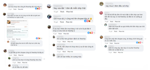 Freeship là một trong những chủ đề được người mua quan tâm, bàn luận nhiều trong các hội nhóm mê mua sắm Freeship là một trong những chủ đề được người mua quan tâm, bàn luận nhiều trong các hội nhóm mê mua sắm