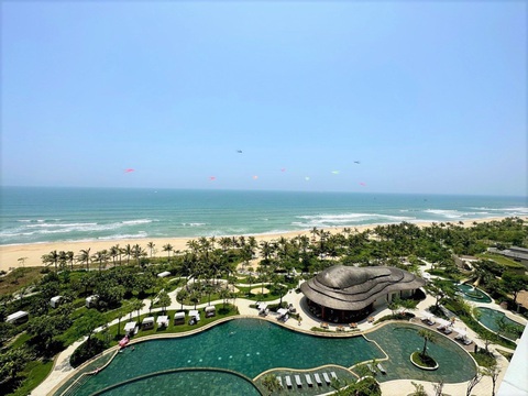 Lễ hội Diều quốc tế quy tụ 100 chủng diều trên thế giới trình diễn ở Quảng Nam- Ảnh 2. Khu nghỉ dưỡng Hoiana sẽ làm nơi tổ chức lễ hội - Ảnh: B.D.