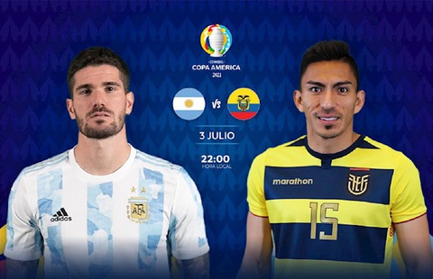 Máy tính soi tỉ số Copa America 2024: Argentina sẽ thắng Ecuador 2-0- Ảnh 1. Máy tính dự đoán đội tuyển Argentina sẽ đánh bại Ecuador trong cuộc đối đầu ở tứ kết Copa America 2024 sáng 5-7 - Ảnh: KHELNOW