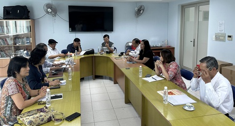 Hội Nhà văn TP.HCM thông báo kết quả vụ khiếu nại của bà Lương Lan Hương- Ảnh 1. Buổi họp làm rõ khiếu nại của bà Lương Lan Hương