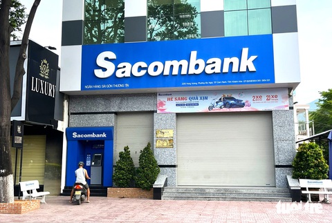 Trụ sở phòng Giao dịch Cam Ranh thuộc Chi nhánh Sacombank Khánh Hòa - Ảnh: NGUYỄN HOÀNG Trụ sở Phòng giao dịch Cam Ranh thuộc Chi nhánh Sacombank Khánh Hòa - Ảnh: NGUYỄN HOÀNG