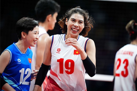 Thắng Philippines, bóng chuyền nữ Việt Nam lần đầu vào bán kết FIVB Challenger Cup- Ảnh 1. Tuyển bóng chuyền nữ Việt Nam có lần đầu vào bán kết FIVB Challenger Cup - Ảnh: FIVB