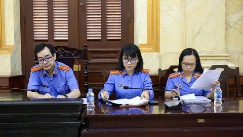 Đại diện VKSND TP.HCM tại tòa - Ảnh: ĐÌNH KHẢI Đại diện Viện KSND TP.HCM tại tòa - Ảnh: ĐÌNH KHẢI