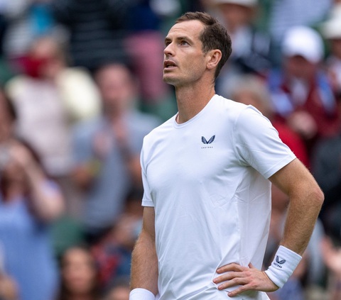 Murray rớt nước mắt, cảm ơn Wimbledon vì lễ chia tay xúc động- Ảnh 2. Murray xúc động khi chia tay khán giả Wimbledon - Ảnh: Wimbledon
