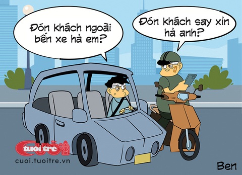 Tâm sự anh em xe công nghệ gặp 'sự cố tác nghiệp'- Ảnh 1. Tâm sự anh em xe công nghệ gặp