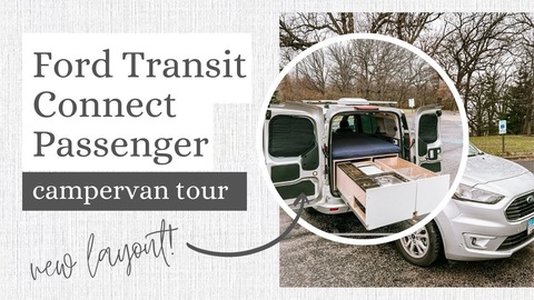 Ford Transit biến hóa thành nhà di động: Tiện nghi đầy đủ đến bất ngờ- Ảnh 2. Nhìn từ góc độ này, không ai có thể nhận ra khoang nội thất tiêu chuẩn của Ford Transit Connect - Ảnh: Small Vans Big World