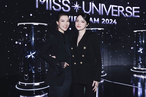 Top 3 Miss Universe Vietnam 2023 đọ sắc sau một năm đăng quang- Ảnh 9. Hoàng Oanh và NSX Hương Giang