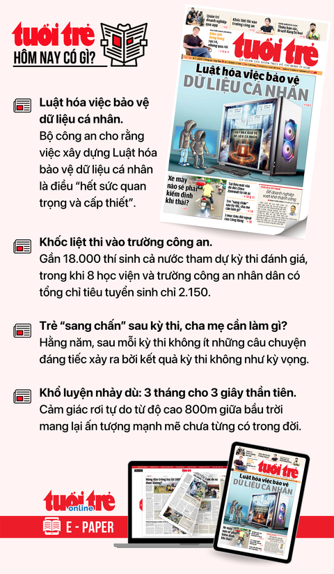Tin tức sáng 8-7: Ba thị trường lao động hàng đầu của người Việt; Lãi suất tiết kiệm sẽ tăng mạnh- Ảnh 7. Tin tức chính trên Tuổi Trẻ nhật báo hôm nay 8-7. Để đọc Tuổi Trẻ báo in phiên bản E-paper, mời bạn đăng ký Tuổi Trẻ Sao TẠI ĐÂY