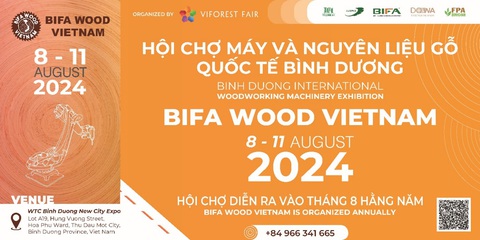 Hội chợ BIFA Wood Vietnam 2024 diễn ra vào tháng 8- Ảnh 1. Hội chợ BIFA Wood Vietnam 2024 diễn ra vào tháng 8- Ảnh 1.