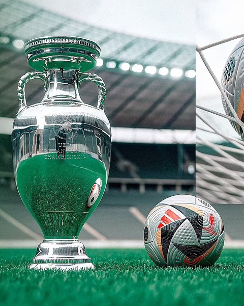 UEFA dùng bóng Fussballliebe Finale hiện đại từ bán kết Euro 2024- Ảnh 1. Quả bóng Fussballliebe Finale sẽ được sử dụng từ vòng bán kết Euro 2024