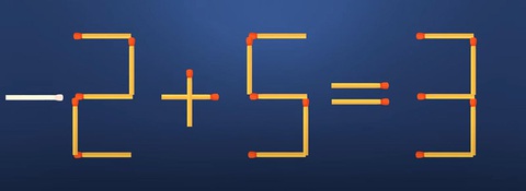 Thử tài IQ: Di chuyển một que diêm để 47+5=8 thành phép tính đúng- Ảnh 4.