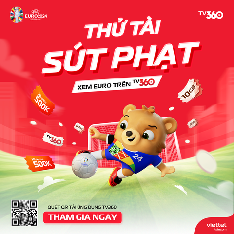 Xem Euro trên TV360 trúng quà cực đã: Cơ hội trúng quà mỗi ngày và xem sớm nhất UEFA Euro 2024- Ảnh 2. Thử tài sút phạt - Bứt phá đam mê, chinh phục khung thành - Ảnh: TV360