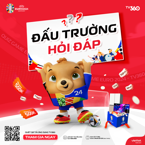 Xem Euro trên TV360 trúng quà cực đã: Cơ hội trúng quà mỗi ngày và xem sớm nhất UEFA Euro 2024- Ảnh 3. Đấu trường hỏi đáp - Thử thách kiến thức, khẳng định bản lĩnh - Đồ họa: AN BÌNH
