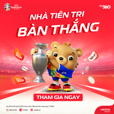 Xem Euro trên TV360 trúng quà cực đã: Cơ hội trúng quà mỗi ngày và xem sớm nhất UEFA Euro 2024- Ảnh 5. Nhà tiên tri - thử thách dự đoán đỉnh cao - Ảnh: TV360