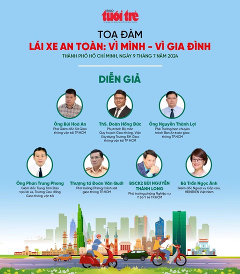 Báo Tuổi Trẻ tổ chức tọa đàm kết hợp tập huấn ‘Lái xe an toàn: Vì mình - vì gia đình’- Ảnh 2. Báo Tuổi Trẻ tổ chức tọa đàm kết hợp tập huấn ‘Lái xe an toàn: Vì mình - vì gia đình’- Ảnh 2.