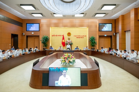 Chủ tịch Quốc hội Trần Thanh Mẫn chủ trì phiên họp thứ 34 của Ủy ban Thường vụ Quốc hội. (ảnh minh họa) Chủ tịch Quốc hội Trần Thanh Mẫn chủ trì phiên họp thứ 34 của Ủy ban Thường vụ Quốc hội - Ảnh: quochoi.vn