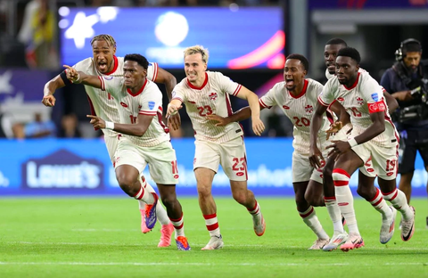 Máy tính soi tỉ số Copa America 2024: Argentina thắng dễ Canada- Ảnh 2. Tuyển Canada khó lòng làm nên bất ngờ trước Argentina - Ảnh: REUTERS