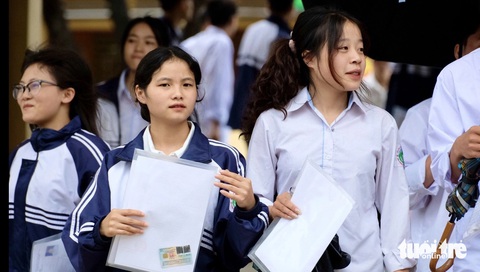 Điểm chuẩn đánh giá năng lực Trường ĐH Khoa học tự nhiên: 3 ngành cùng lấy 145 điểm- Ảnh 1. Thí sinh tham dự kỳ thi tốt nghiệp THPT năm 2024 - Ảnh: NGUYÊN BẢO