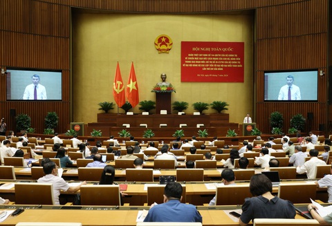 Thường trực Ban Bí thư: Nhân sự làm chặt chẽ, đúng quy trình nhưng phải chọn đúng người- Ảnh 2. Quang cảnh hội nghị - Ảnh: GIA HÂN