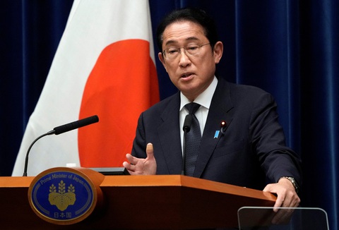 Thủ tướng Nhật Bản Kishida Fumio - Ảnh: REUTERS Thủ tướng Nhật Bản Kishida Fumio - Ảnh: REUTERS
