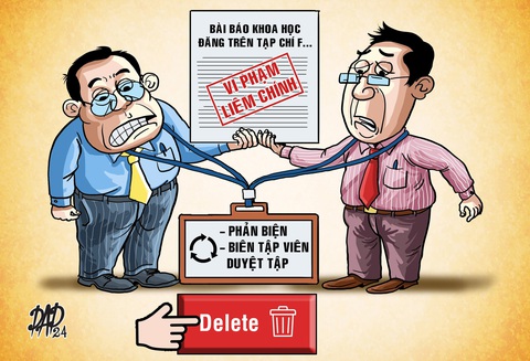 Cấu kết sản xuất bài báo khoa học quốc tế: Tự phản biện và duyệt bài cho nhau- Ảnh 1. Cấu kết sản xuất bài báo khoa học quốc tế: Tự phản biện và duyệt bài cho nhau- Ảnh 1.