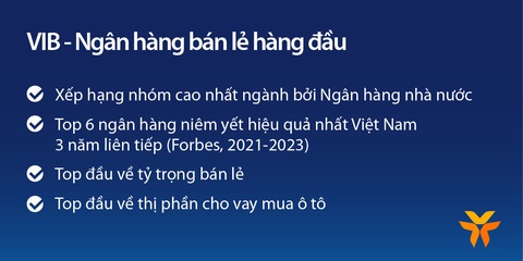 VIB ra mắt gói vay nhà phố lãi suất chỉ 5,9%- Ảnh 4. VIB luôn nằm trong top ngân hàng bán lẻ hàng đầu Việt Nam