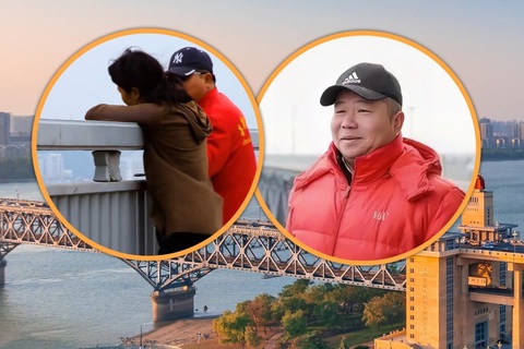 Ông Chen thường bắt chuyện cùng những người đi bộ loanh quanh trên cầu vì sợ họ sẽ làm điều dại dột - Ảnh: SCMP 20 năm cứu sống gần 500 người- Ảnh 1.
