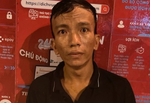 Trần Quốc Thắng, nghi phạm gây ra vụ trộm tại Văn phòng thường trú báo Dân Trí tại Khánh Hòa - Ảnh: NGỌC CHI Bắt nghi phạm trộm tài sản Văn phòng thường trú báo Dân Trí tại Khánh Hòa- Ảnh 1.