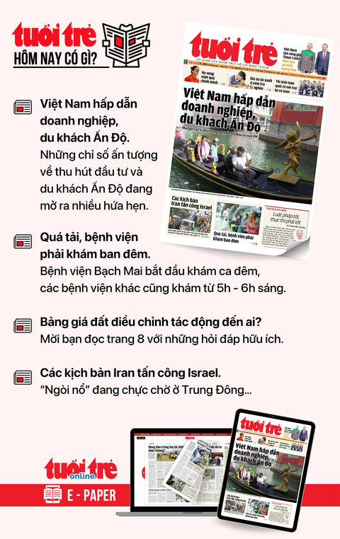 Tin tức sáng 2-8: 'Đại gia' thép Pomina bị phạt vì cơ cấu sếp không đúng quy định- Ảnh 5. Tin tức chính trên Tuổi Trẻ nhật báo hôm nay 2-8. Để đọc Tuổi Trẻ báo in phiên bản E-paper, mời bạn đăng ký Tuổi Trẻ Sao TẠI ĐÂY