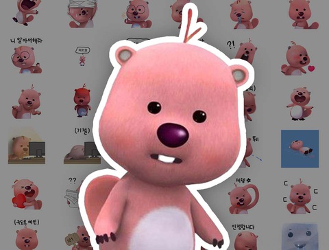 Hải ly hồng Loopy từ 'vai phụ' trở thành siêu sao meme- Ảnh 1. Hải ly hồng Loopy từ 'vai phụ' trở thành siêu sao meme- Ảnh 1.