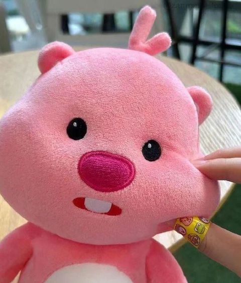 Hải ly hồng Loopy từ 'vai phụ' trở thành siêu sao meme- Ảnh 4. Thú nhồi bông Loopy