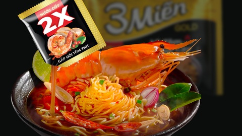 Điều đặc biệt gì trong mì 3 Miền khiến Minh Hằng mê đắm đuối?- Ảnh 3. Sợi mì dai mướt hòa trong nước xúp đậm đà mang đến tô mì thơm ngon khó cưỡng