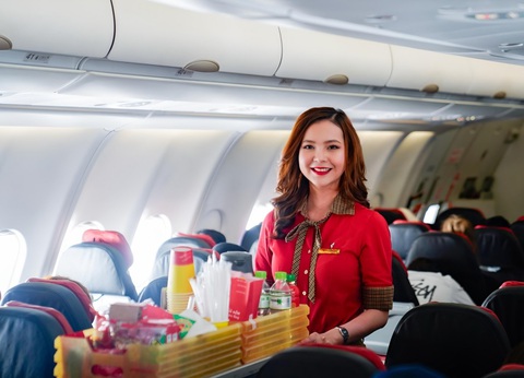 Vietjet tăng trưởng doanh thu 15% trong sáu tháng đầu năm 2024- Ảnh 4. Học viện Hàng không Vietjet đã đào tạo hàng nghìn học viên và mở ra cơ hội làm việc tại Vietjet