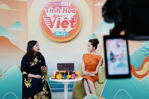 Đại diện từ các doanh nghiệp Việt trực tiếp chia sẻ câu chuyện truyền cảm hứng của nông nghiệp địa phương đến người xem trên Shopee Live Đưa văn hóa, sản vật địa phương lên ngành công nghiệp livestream- Ảnh 3.