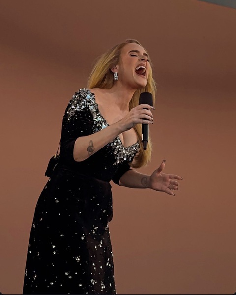 Adele 'bật tanh tách' nhân viên an ninh để bảo vệ khán giả- Ảnh 1. Adele 'bật tanh tách' nhân viên an ninh để bảo vệ khán giả- Ảnh 1.