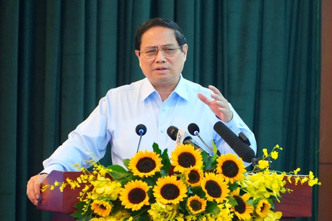 Thủ tướng: Cơ chế đặc thù phát triển TP.HCM đã có, cờ đến tay phải hành động quyết liệt hơn- Ảnh 1. Thủ tướng Phạm Minh Chính - Ảnh: HỮU HẠNH