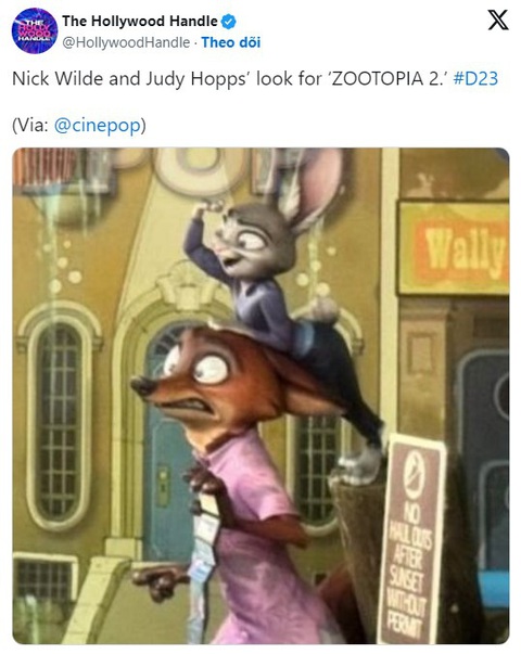 Disney hé lộ về phim hoạt hình Zootopia 2 và Inside Out 3- Ảnh 5. Disney hé lộ về phim hoạt hình Zootopia 2 và Inside Out 3- Ảnh 5.