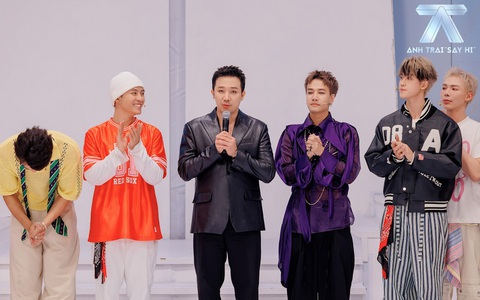 Gin Tuấn Kiệt, Lou Hoàng, Hải Đăng Doo, Vũ Thịnh chia tay 'Anh trai say hi'- Ảnh 1. Bốn anh trai dừng chân tại live stage 3